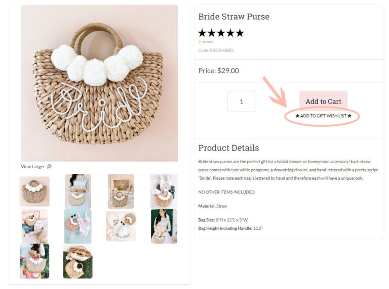Bridal Shower Gift Registry in 5 Easy Steps Wedding Favorites