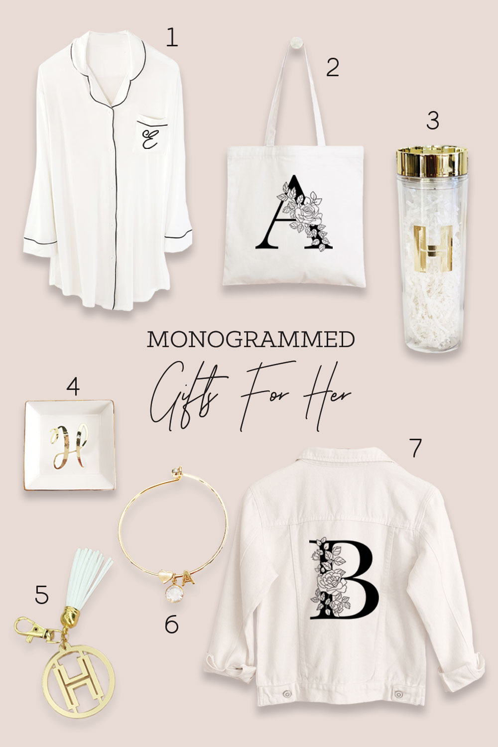 Monogrammed gifts for sales girls