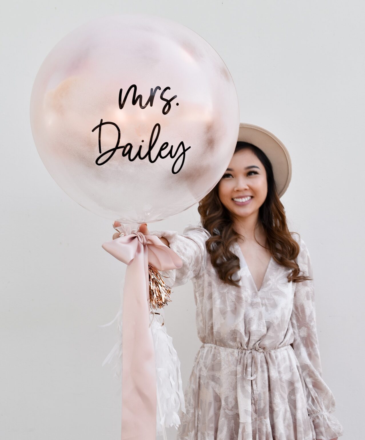 DIY Spray Paint Engagement Balloon Wedding Favorites