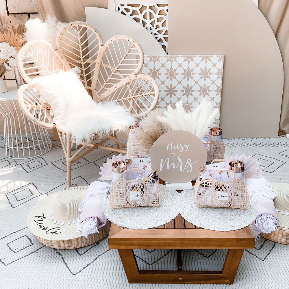 boho table setup