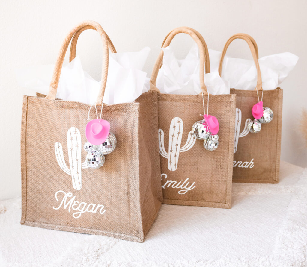 Desert Wedding Welcome Bag Tags