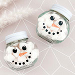 Snowman Candy Jar Favors (Set of 6)