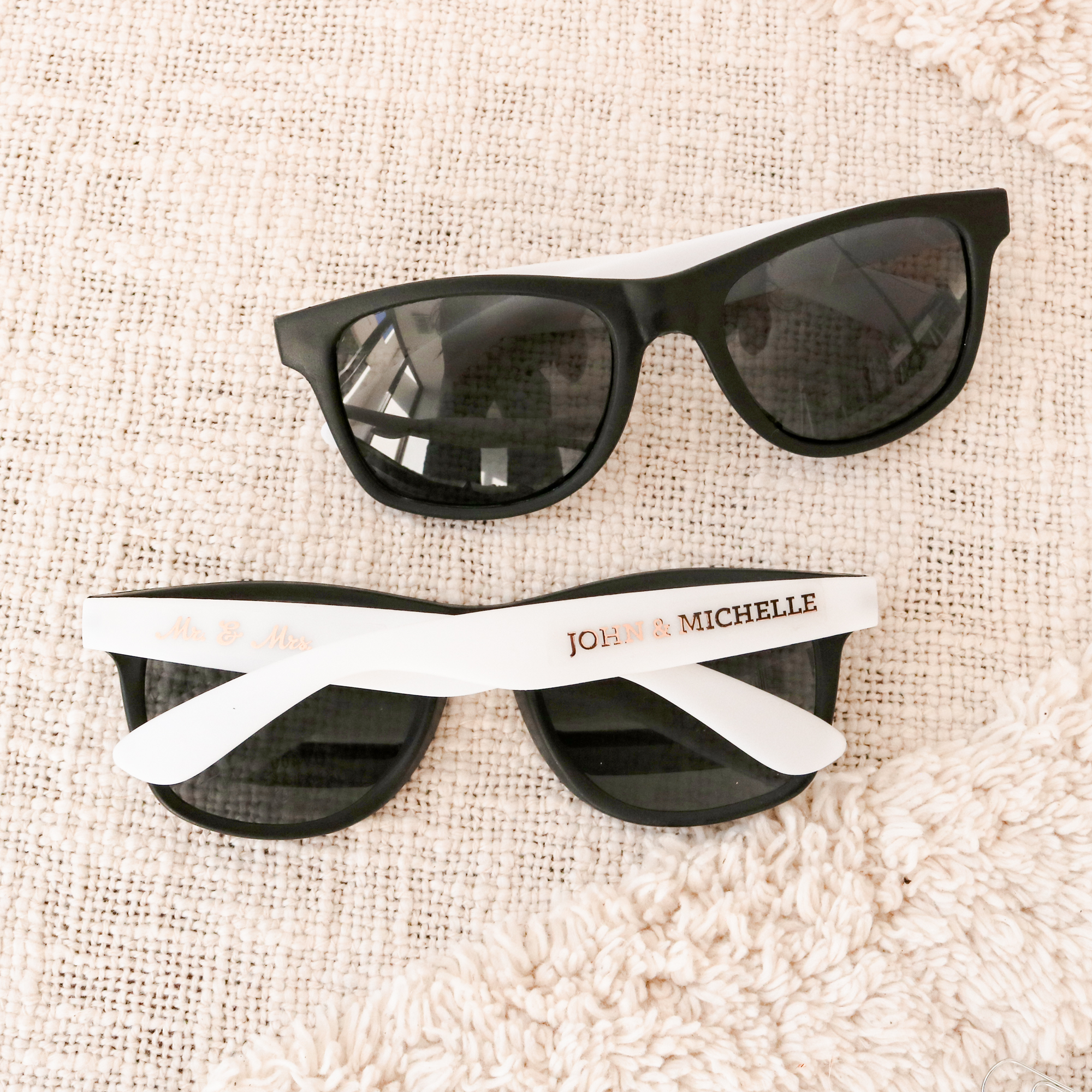 Customized Wedding Sunglasses
