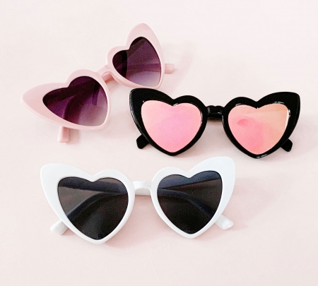 Girls Personalized Heart Sunglasses Kids Heart Shades Tinted Heart Glasses  Custom Text Glasses Valentines Day Beach Glassesrose Colored - Etsy