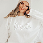 Embossed Bride Sweatshirt