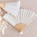 Wedding Fans Personalized Hand Fans Wedding Fan Favors Rustic Wedding  Favors Paddle Fans Ceremony Fans Floral Wedding (EB3204GDN) 24, pcs by Mod  Party