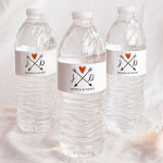 Rustic Garden Water Bottle Labels