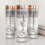 Plaid Print Tall Tumbler