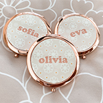 Flower Mirror Compacts