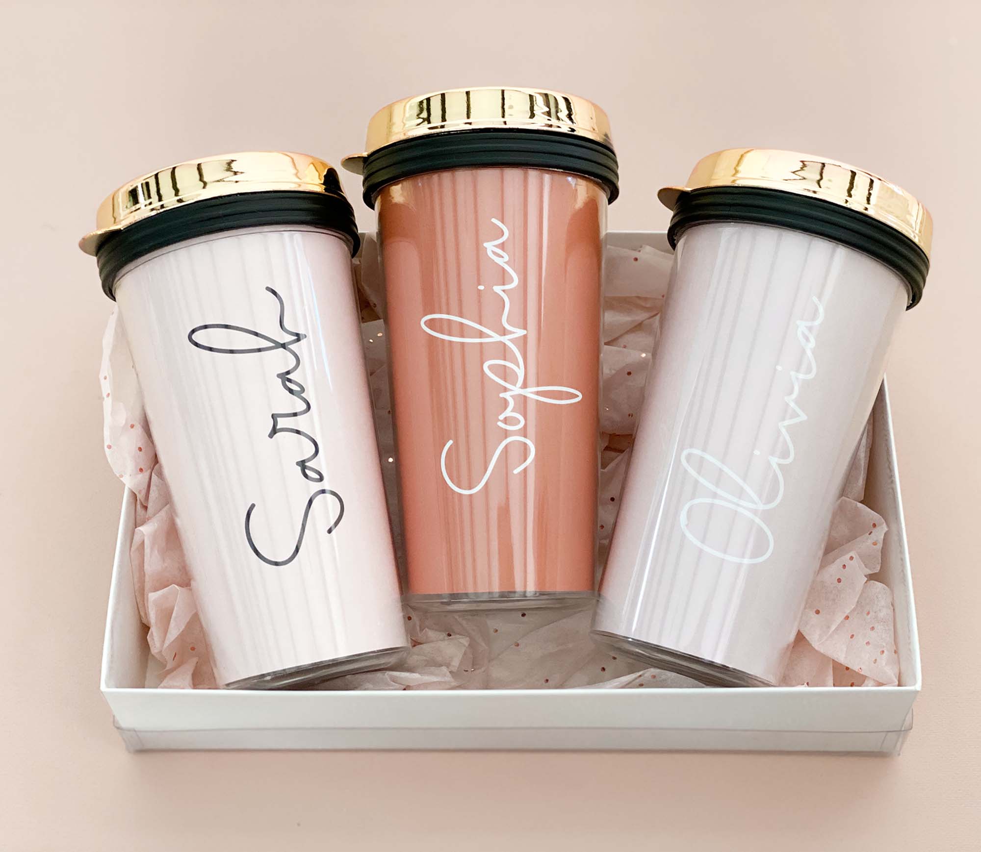 Event Blossom Personalized Travel Mugs