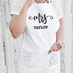 Mr & Mrs Personalized Aprons