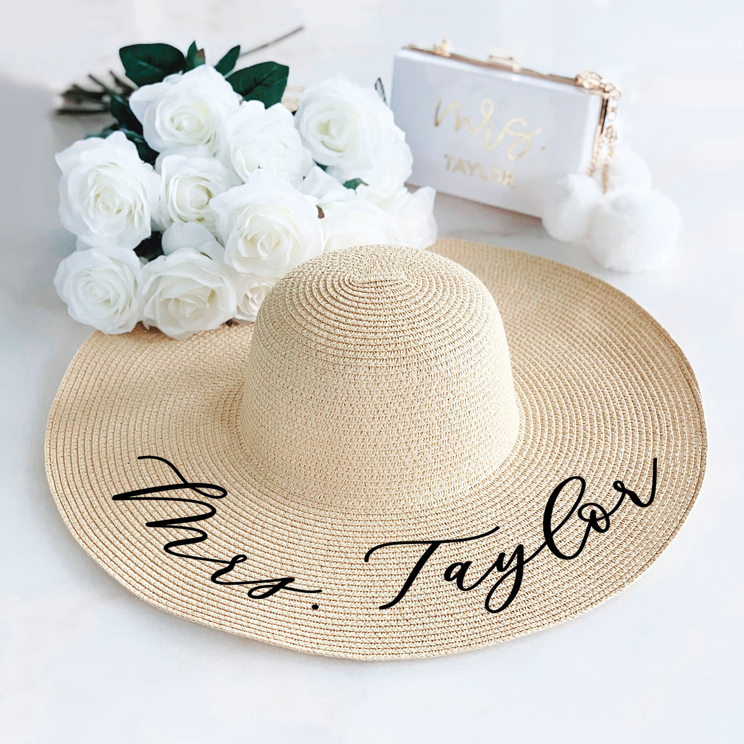 Monogrammed Sun Hat