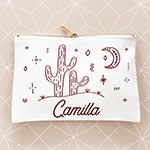 Desert Cactus Makeup Bag