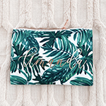 Palm Leaf Makeup Bag
