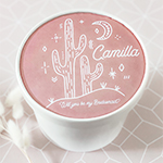 Round Gift Box - Desert Cactus