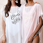 Pom Pom Swimsuit Cover - Bridal