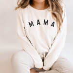 Curved Letter Sweatshirt