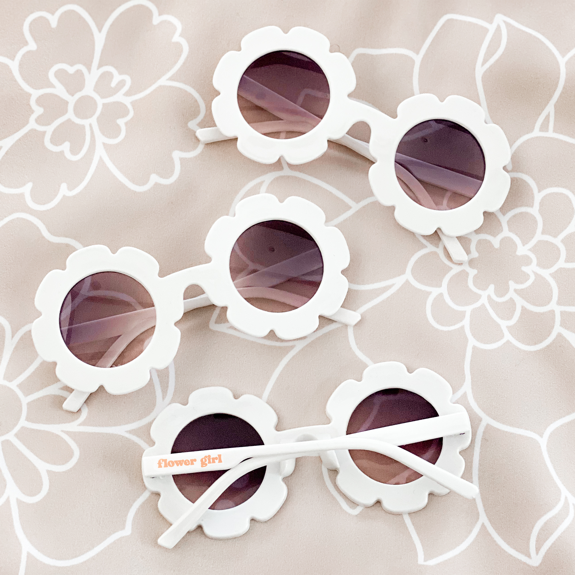 Flower Girl Proposal Sunglasses Gift Set 