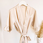 Girls Ruffled Robe - Monogrammed