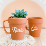 Personalized Planter Mug