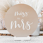 Bridal Wood Sign