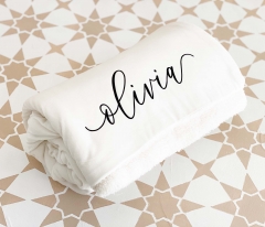 Personalized Sherpa Blanket