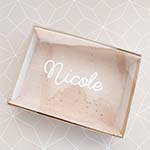 Personalized Clear Gift Box