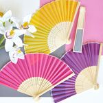 Silk Hand Fans - Colored