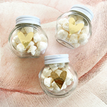 Heart Candy Jar Favors (set of 6)