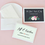 Personalized Wedding Tissue Packs - Floral