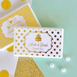 Personalized Mini Mint Favors - Metallic Foil