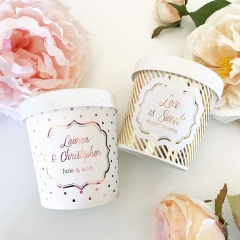 Large Favor Boxes - Foil Print