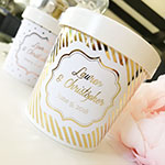 Large Favor Boxes - Foil Print