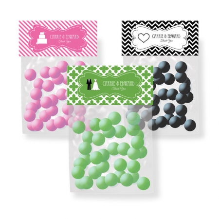 Personalized Theme Candy Bag Toppers
