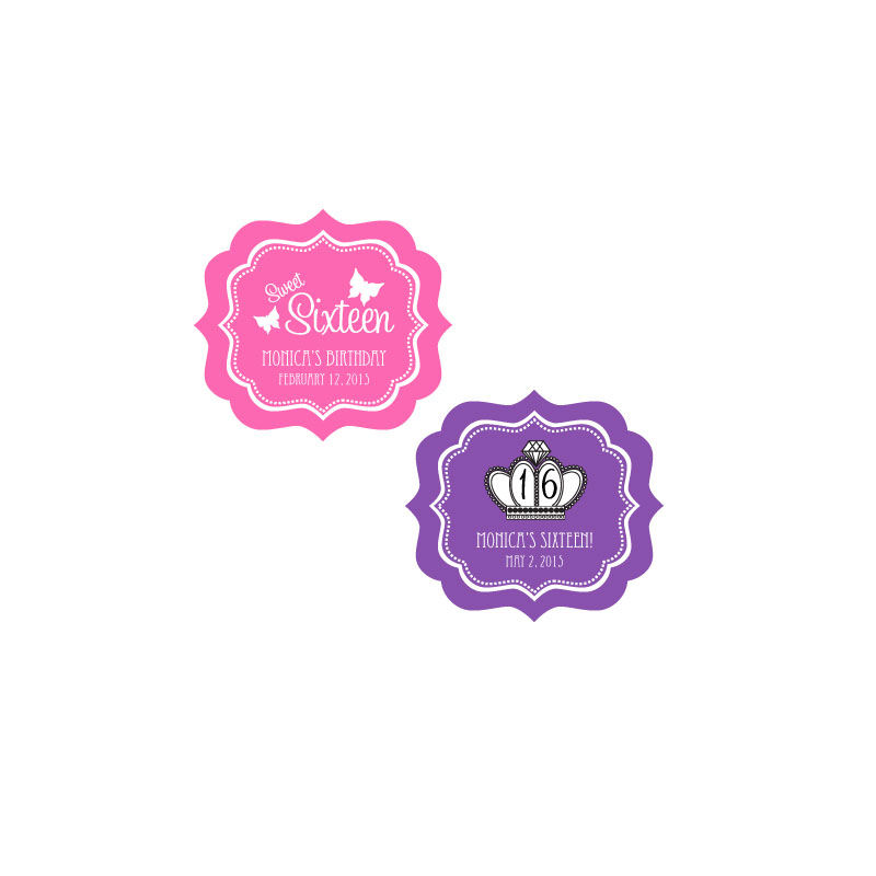 Sweet 16 address labels