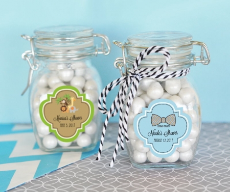 baby shower glass favors