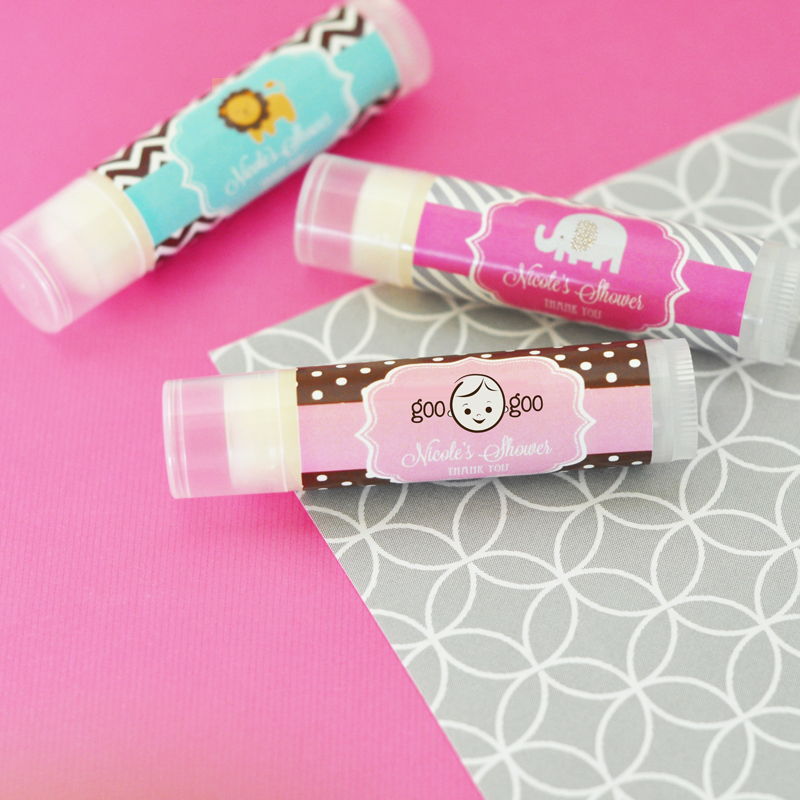 baby shower favors lip balm