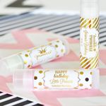 Lip Balm Favors - Foil Birthday