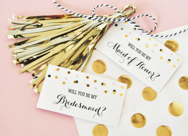 Will You Be My....? Tags & Tassels (set of 6)