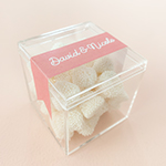 Clear Favor Boxes – Foil