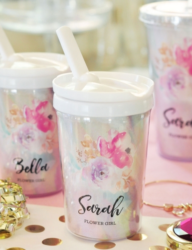 flower girl tumbler