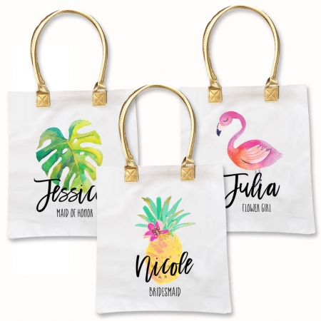 tropical beach bag