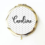 Black Polka Dot Compacts