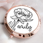 Floral Mirror Compacts