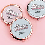 Retro Bride & Babe Mirror Compacts