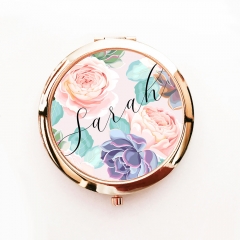 Personalized Succulent Compacts