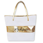 Personalized Tote Bag - Metallic