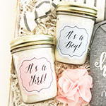 Baby Mason Jar Candle