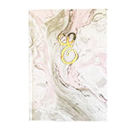 Pink Marble Journals - Monogram