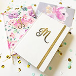 Script Monogram Journal